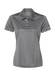 Adidas Grey Five / Black 3-Stripes Shoulder Polo Women's  Grey Five / Black || product?.name || ''