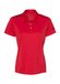 Women's Collegiate Red / Black Adidas 3-Stripes Shoulder Polo  Collegiate Red / Black || product?.name || ''
