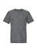 Adidas Men's Black Melange Melange Tech Short-Sleeve T-Shirt  Black Melange || product?.name || ''