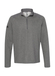 Adidas Heathered Quarter-Zip Pullover With Colorblocked Shoulders Grey Five Heather Men's  Grey Five Heather || product?.name || ''