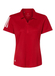 Women's Team Power Red / White Adidas Floating 3-Stripes Polo  Team Power Red / White || product?.name || ''