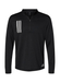 Adidas Men's Black / Grey Two 3-Stripes Double Knit Quarter-Zip Pullover  Black / Grey Two || product?.name || ''