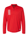 Men's Team Collegiate Red / Grey Two Adidas 3-Stripes Double Knit Quarter-Zip Pullover  Team Collegiate Red / Grey Two || product?.name || ''