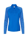 Adidas Glory Blue Women's Stripe Block Quarter-Zip  Glory Blue || product?.name || ''