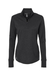 Adidas Women's Black Melange 3-Stripes Quarter-Zip  Black Melange || product?.name || ''