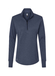 Adidas Women's 3-Stripes Quarter-Zip Focus Blue Melange  Focus Blue Melange || product?.name || ''
