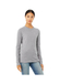 Bella+Canvas Athletic Heather Jersey Long-Sleeve T-Shirt Women's Athletic Heather || product?.name || ''