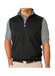Fairway And Greene Men's Black Tech Solid Quarter-Zip Vest  Black || product?.name || ''
