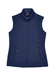 Core 365 Women's Cruise Two-Layer Fleece Bonded Soft Shell Vest Classic Navy  Classic Navy || product?.name || ''