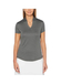 Callaway Women's Black / Quiet Shade Golf  Fine Line Stripe Polo  Black / Quiet Shade || product?.name || ''