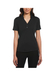 Callaway Women's Black Golf  Micro Texture Polo  Black || product?.name || ''