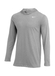 Nike Dark Grey Heather / White Dri-FIT Hooded T-Shirt Men's  Dark Grey Heather / White || product?.name || ''