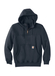 Carhartt Men's Rain Defender Paxton Heavyweight Hooded Zip Mock Sweatshirt New Navy  New Navy || product?.name || ''