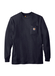 Carhartt Men's Workwear Pocket Long-Sleeve T-Shirt Navy  Navy || product?.name || ''