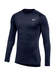 Nike Men's Pro Tight Long-Sleeve T-Shirt College Navy / White  College Navy / White || product?.name || ''