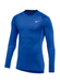 Nike Game Royal / White Men's Pro Tight Long-Sleeve T-Shirt  Game Royal / White || product?.name || ''