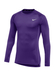 Court Purple / White Nike Pro Tight Long-Sleeve T-Shirt  Men's Court Purple / White || product?.name || ''