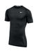 Nike Men's Black / White Pro Tight T-Shirt  Black / White || product?.name || ''