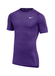 Court Purple / White Nike Pro Tight T-Shirt  Men's Court Purple / White || product?.name || ''