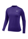 Team Purple / White Nike Pro Intertwist Long-Sleeve T-Shirt  Women's Team Purple / White || product?.name || ''