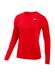 Women's University Red / White Nike Pro Long-Sleeve Mesh T-Shirt  University Red / White || product?.name || ''