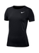 Nike Women's Black / White Mesh T-Shirt  Black / White || product?.name || ''