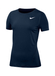 Nike College Navy / White Women's Mesh T-Shirt  College Navy / White || product?.name || ''