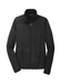 Port Authority Men's Black Heather Sweater Fleece Jacket  Black Heather || product?.name || ''