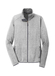Port Authority Grey Heather Sweater Fleece Jacket Men's  Grey Heather || product?.name || ''