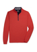 Men's Cape Red Footjoy Lightweight Solid Midlayer With Trim  Cape Red || product?.name || ''