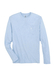 Men's Johnnie-O Gulf Blue Heathered Brennan Long-Sleeve T-Shirt  Gulf Blue || product?.name || ''