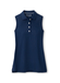 Peter Millar Women's Sleeveless Banded Button Polo Navy || product?.name || ''
