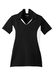 Sport-Tek Women's Black / White  Side Blocked Micropique Sport-Wick Polo  Black / White || product?.name || ''