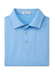 Men's Peter Millar Cottage Blue Solid Performance Polo - Knit Collar  Cottage Blue || product?.name || ''