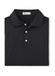 Peter Millar Men's Black Solid Performance Polo - Self Collar  Black || product?.name || ''