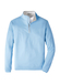 Men's Peter Millar Cottage Blue Perth Stretch Loop Terry Quarter-Zip  Cottage Blue || product?.name || ''