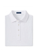 Peter Millar Soul Performance Mesh Polo - Kelly Hard Collar Men's White  White || product?.name || ''