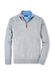 Peter Millar Gale Grey Artisan Crafted Cashmere Flex Quarter-Zip Men's  Gale Grey || product?.name || ''