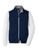 Peter Millar Men's Navy/ British Grey Fuse Elite Hybrid Vest | Custom Vests