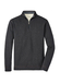 Peter Millar Men's Navy Crown Sweater Fleece Quarter-Zip | Custom Pullover