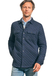 Faherty Men's Epic Quilted Fleece CPO SS23 Navy Melange || product?.name || ''
