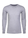Next Level Heather Gray Cotton Long-Sleeve Crew T-Shirt Men's  Heather Gray || product?.name || ''