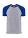 Next Level Royal / Heather Gray Men's Unisex Raglan T-Shirt  Royal / Heather Gray || product?.name || ''