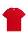 Men's Red Lacoste V-Neck Pima Cotton T-Shirt  Red || product?.name || ''