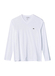 Lacoste Pima V-Neck Long-Sleeve T-Shirt Men's White  White || product?.name || ''