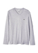 Lacoste Silver Chine Pima V-Neck Long-Sleeve T-Shirt Men's  Silver Chine || product?.name || ''