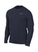 Branded Nike Men's College Navy Legend Long-Sleeve Crew T-Shirt | Logo ...